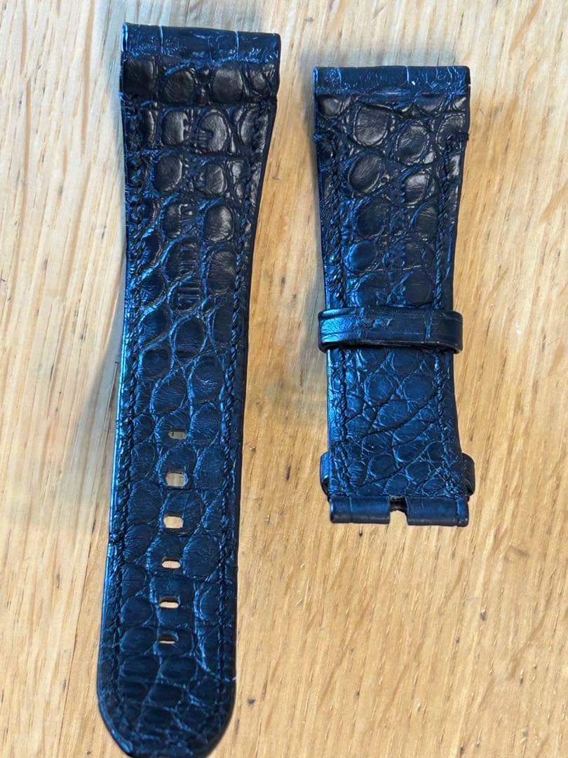 オーデマピゲCODE11.59純正アリゲーターストラップ ブラック