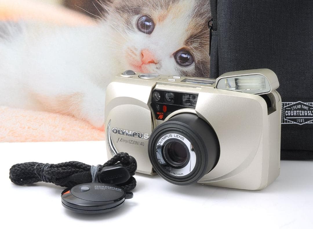 【動作品】OLYMPUS μ ZOOM 140 コンパクトフィルムカメラ