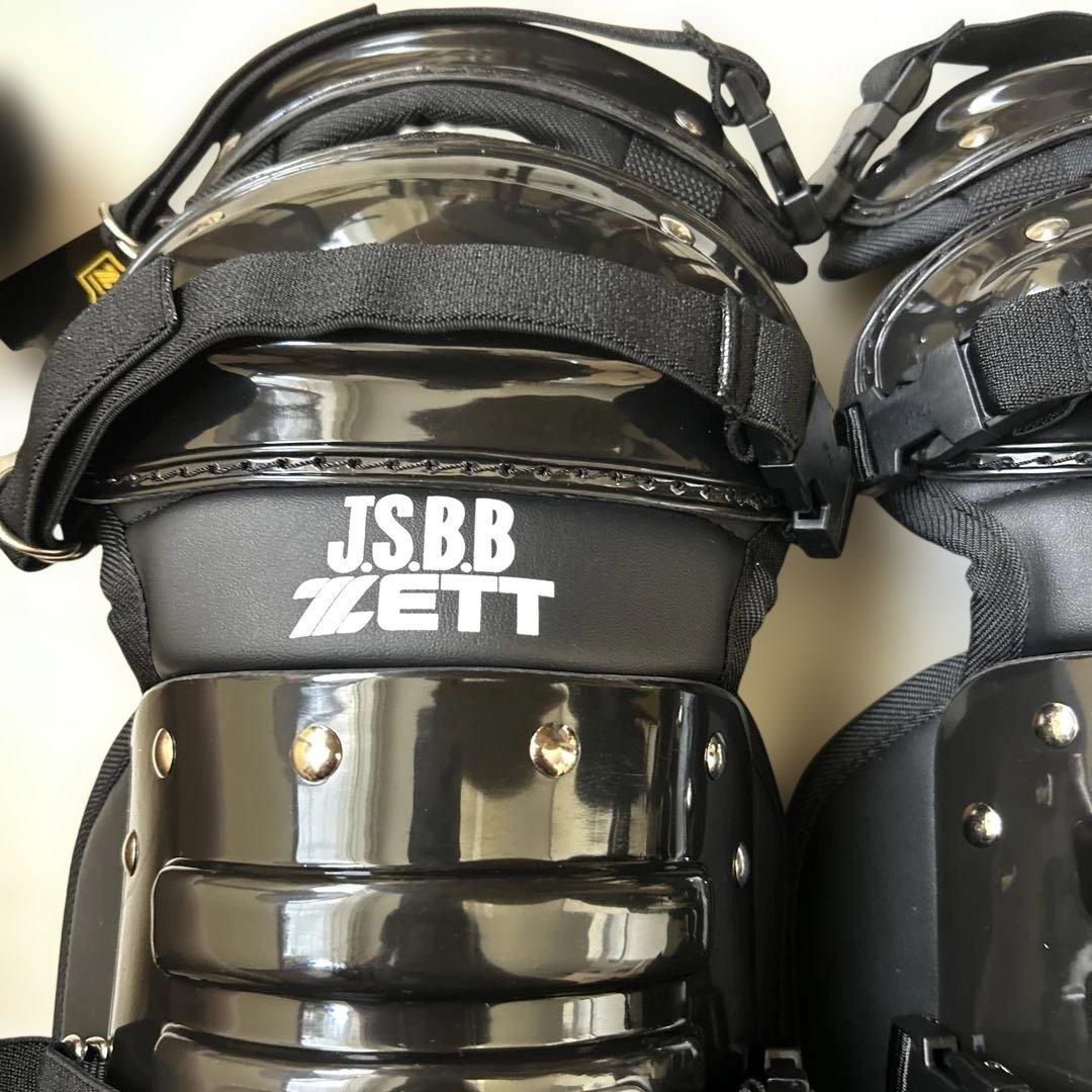 ZETT JSBB 黒 レガース　新品　未使用　一般軟式