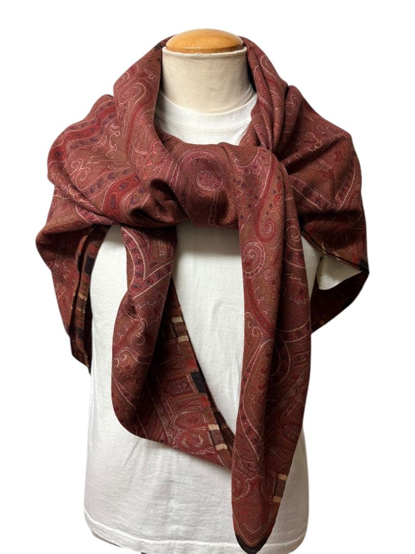 定価10万 ETRO エトロ 大判 ストール xpv