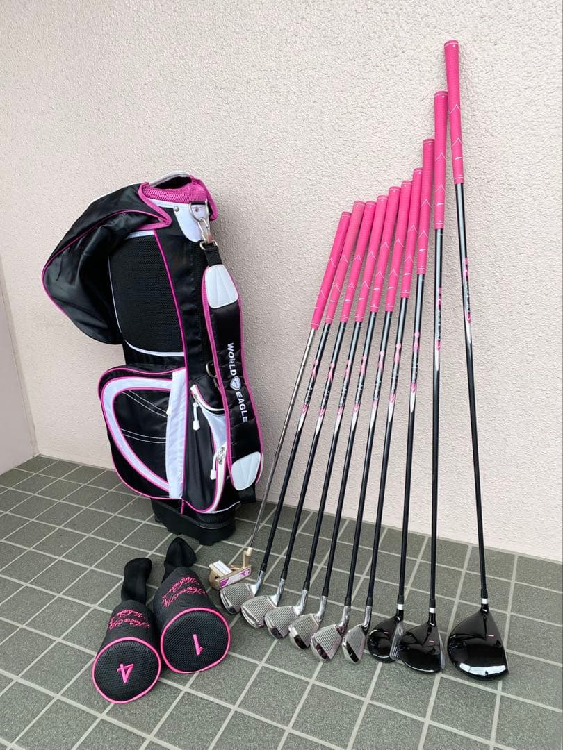 WORLD EAGLE ゴルフクラブセット 10本キャディバックレディース