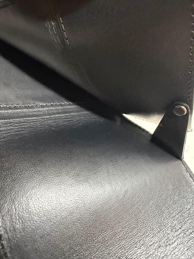 アブラサス　小さい財布　ブラック　ブッテーロレザーエディション