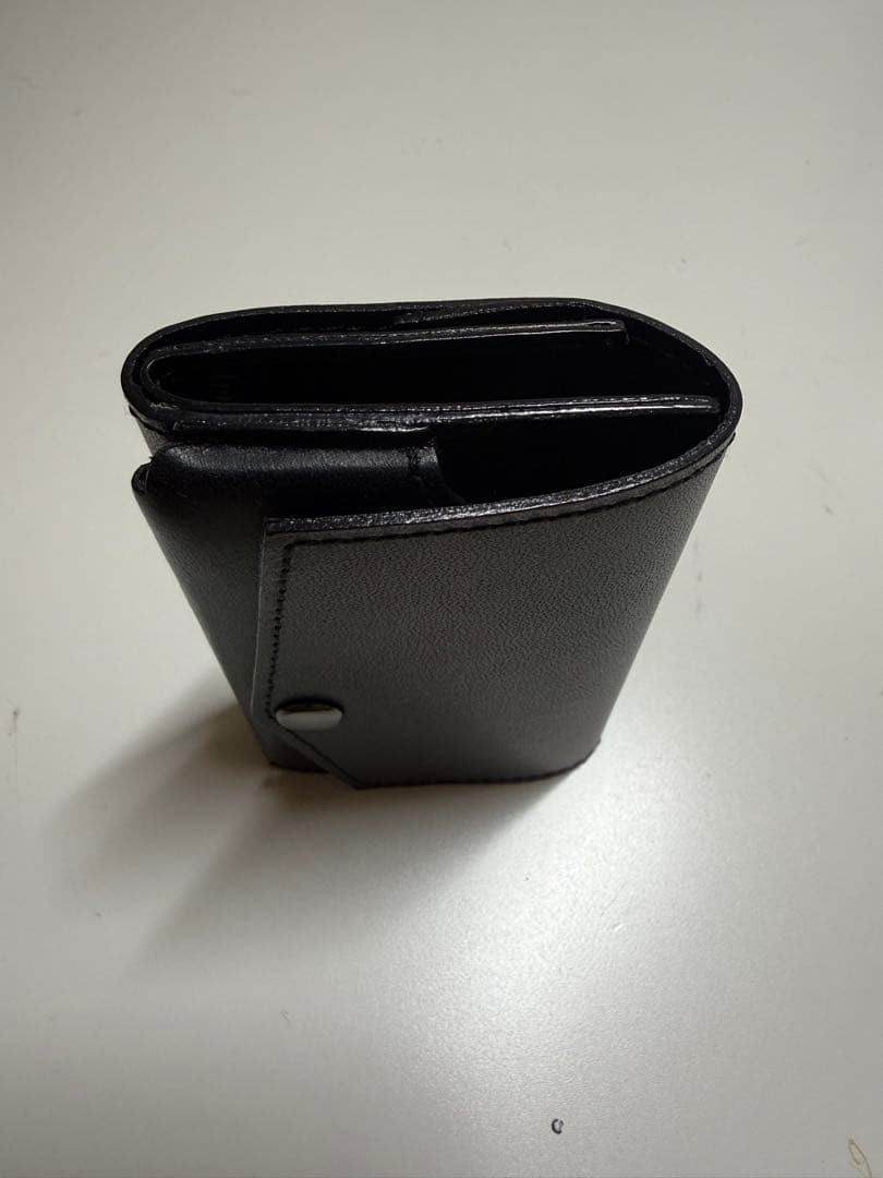 アブラサス　小さい財布　ブラック　ブッテーロレザーエディション