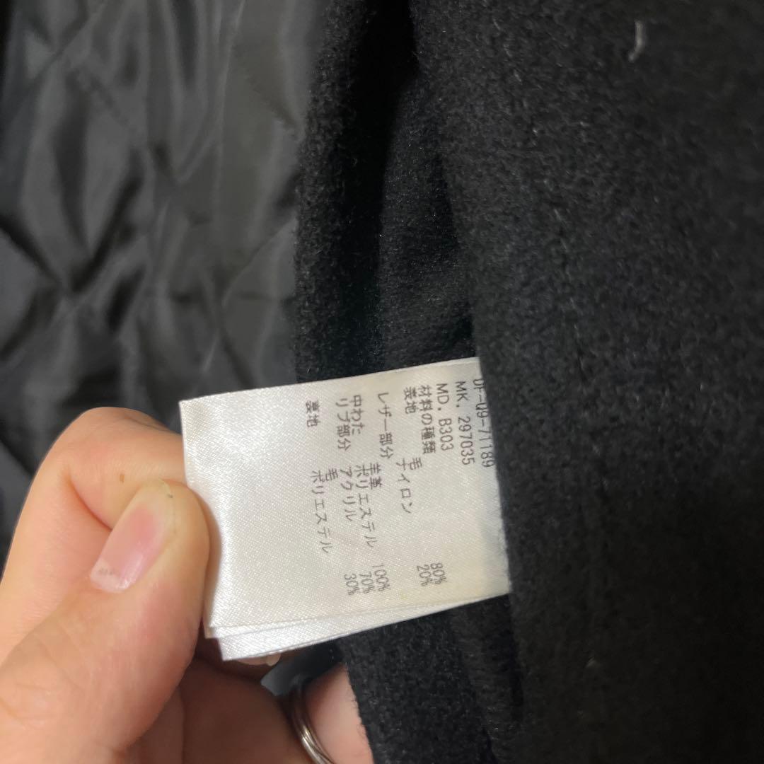 The DUFFER of St.E ラムレザー スタジャン S