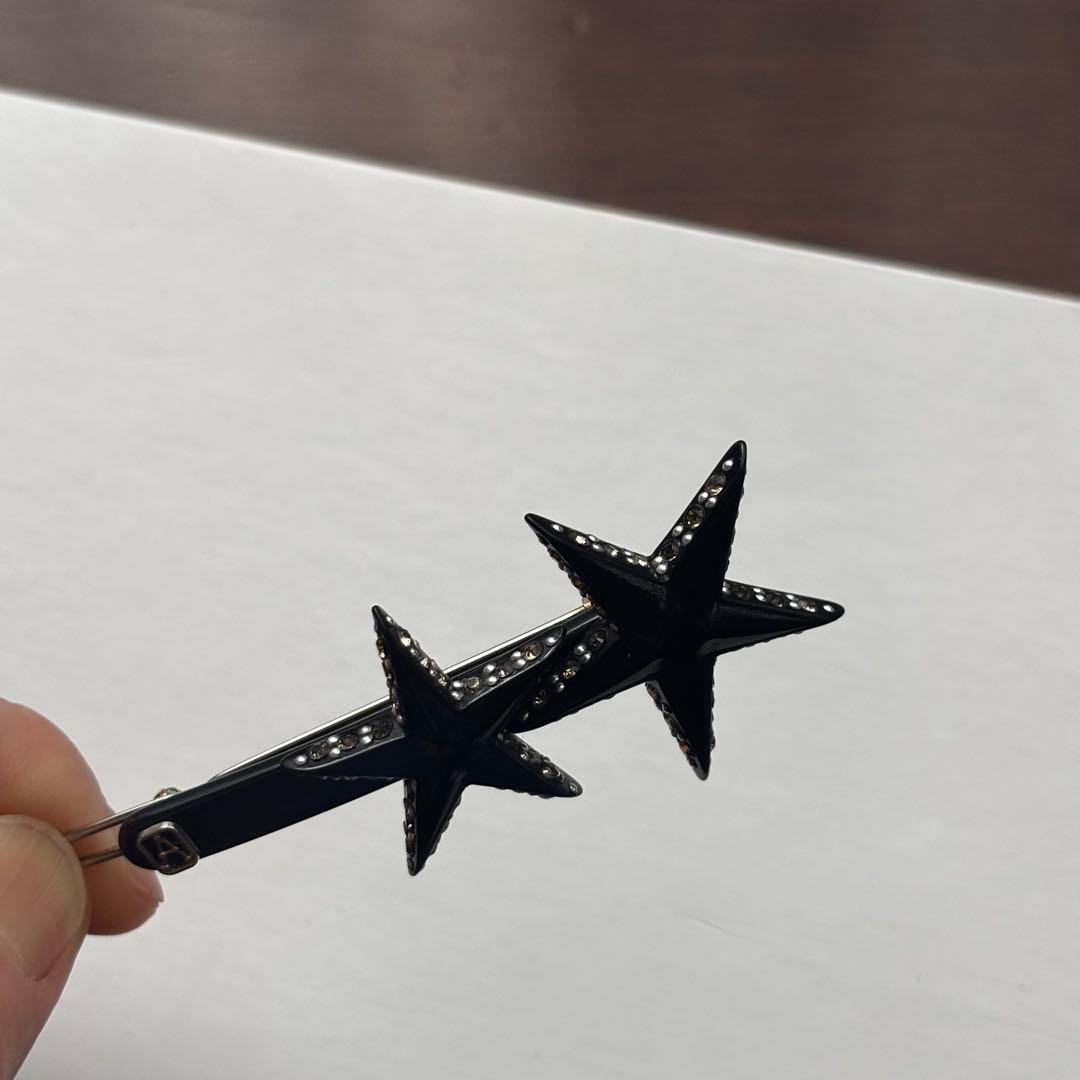 アレクサンドルドゥパリ　ボールピン　スター　星　ブラック　黒　ピン