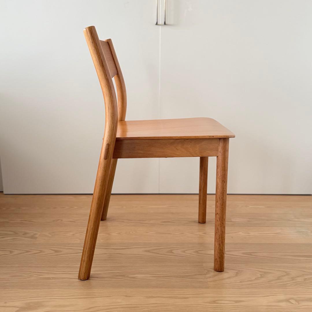 無印良品◼️オーク材 ダイニングチェア MUJI 無垢材 USED