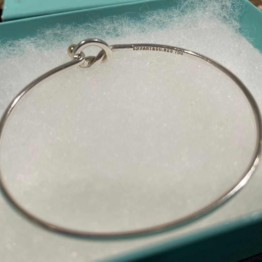 ティファニー　バングル　ラブノット　金　シルバー　ゴールド　ブレスレット