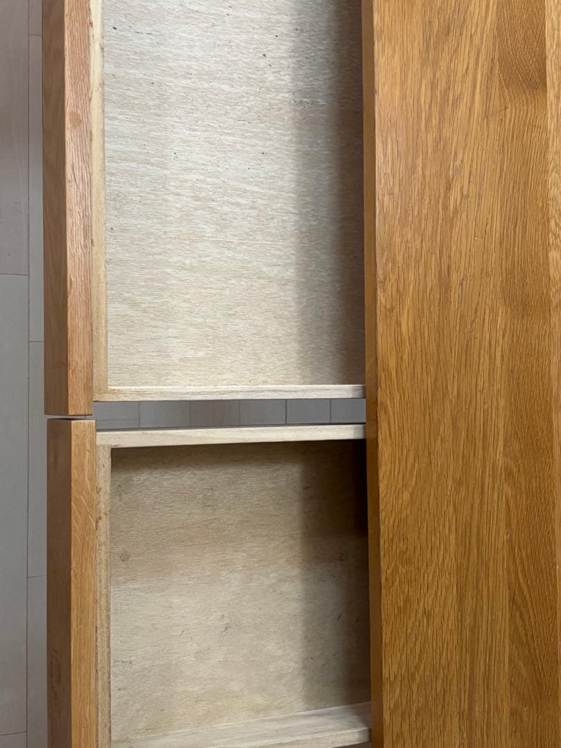 無印良品 木製デスク オーク材 学習机