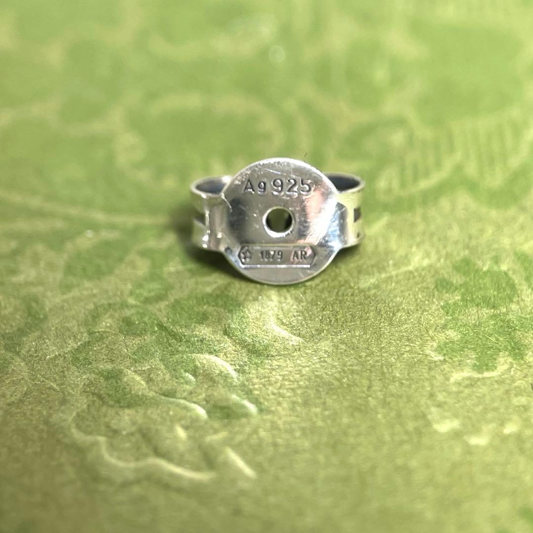 GUCCIグッチ インターロッキングGGピアス片耳　燻　メンズ/レディース