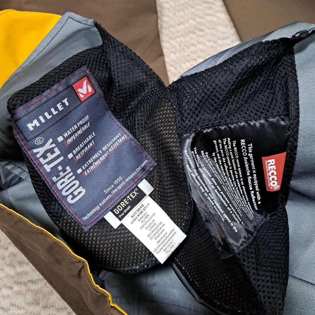 【極美品/希少品】ミレー 上下セット ハードシェル スキーウェア L / XL