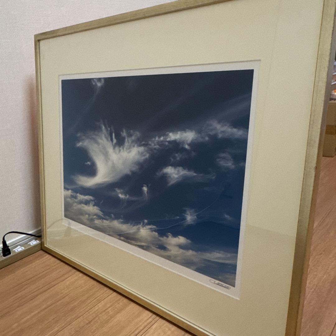 HABU(羽部恒雄) 飛翔する雲 61.5×74cm