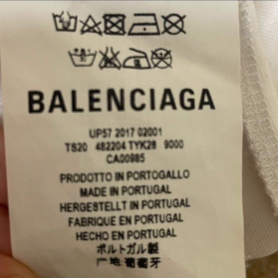 BALENCIAGA (バレンシアガ) ロゴTシャツ　ホワイト