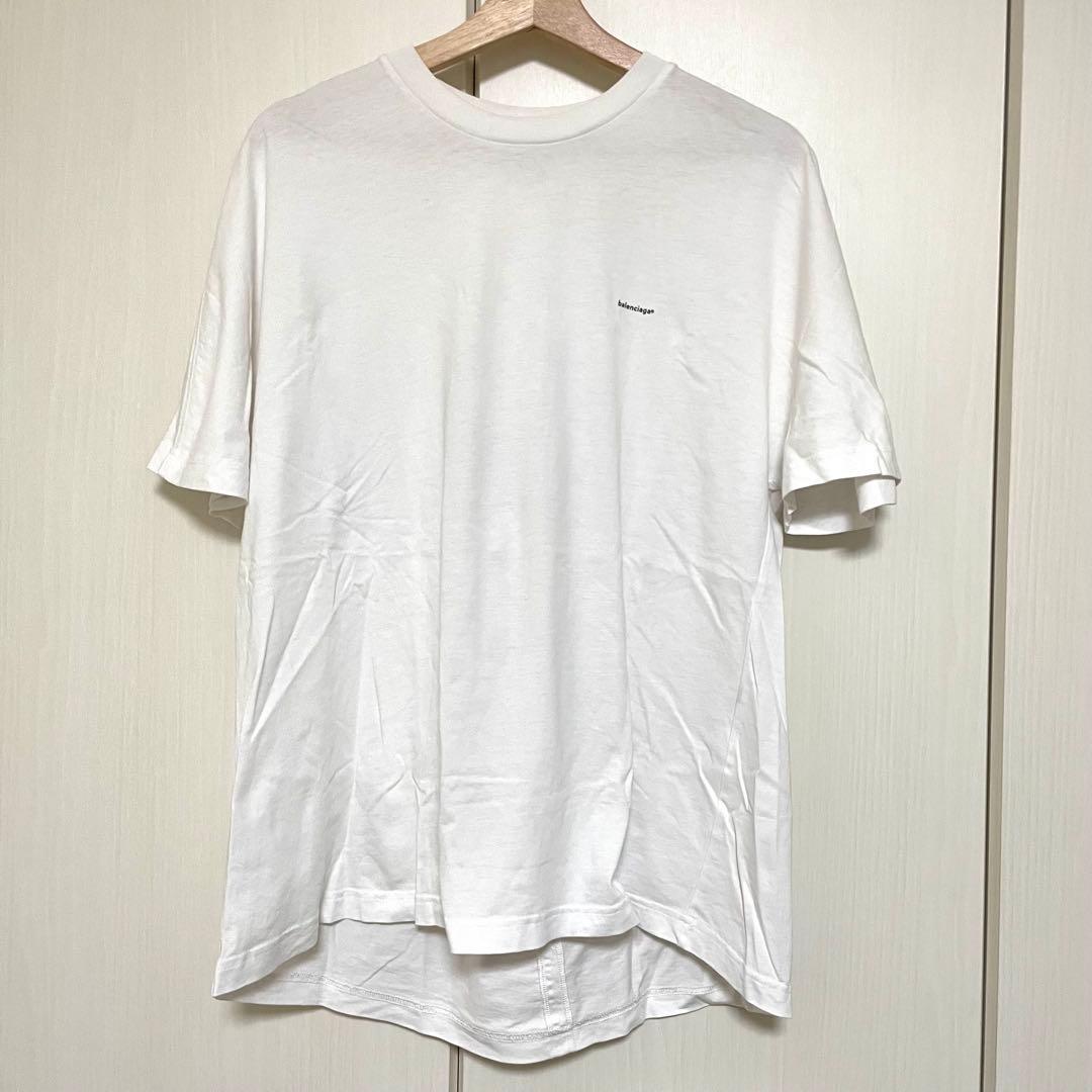 BALENCIAGA (バレンシアガ) ロゴTシャツ　ホワイト