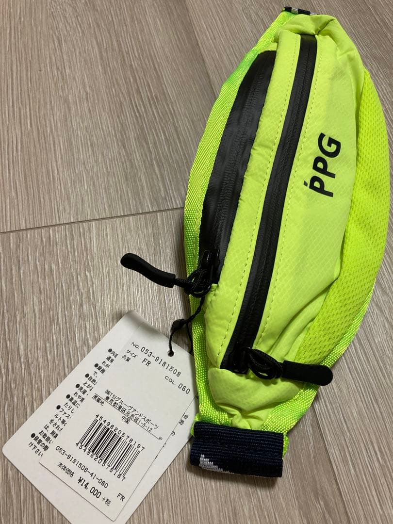 パーリーゲイツ ウエストポーチ　イエロー　新品未使用