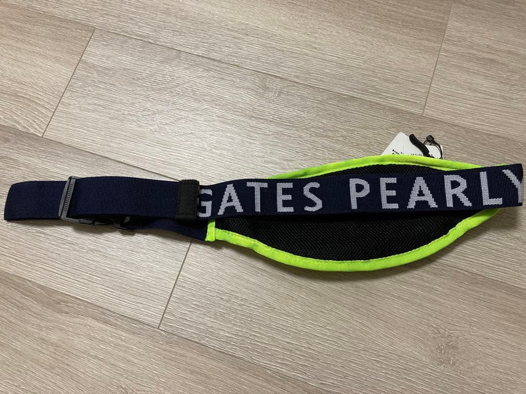 パーリーゲイツ ウエストポーチ　イエロー　新品未使用