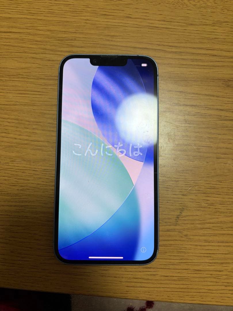 iPhone14 128GB ブルー 最大容量83% 値段交渉できます