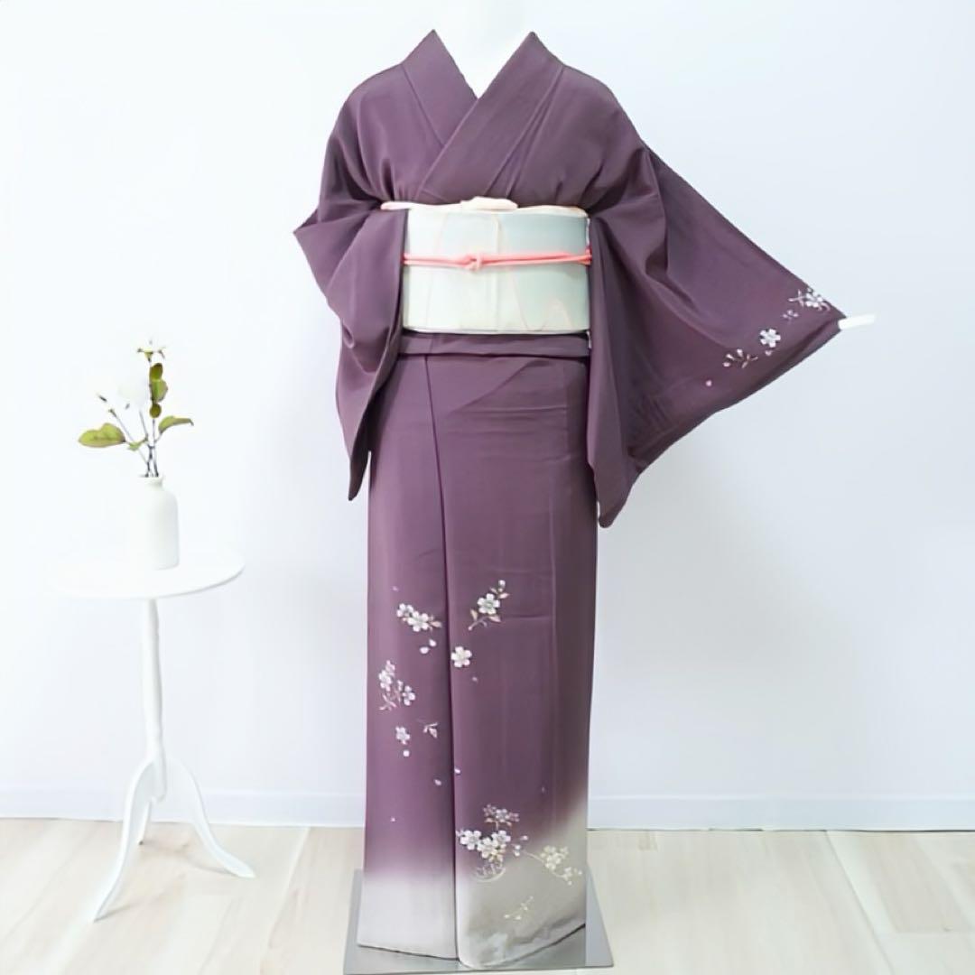 訪問着　4点フルセット 345D 正絹 七五三 お宮参り 入学式　卒園式　結婚式