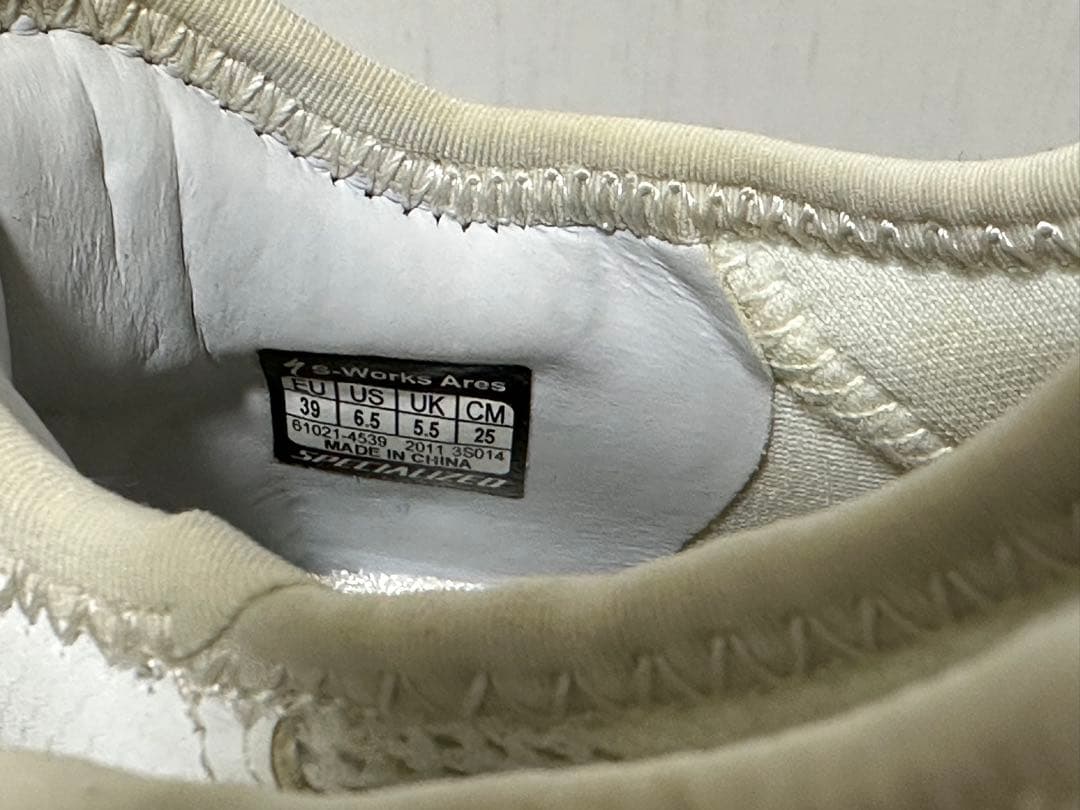 S-WORKS ARES 39チームホワイト サイズ