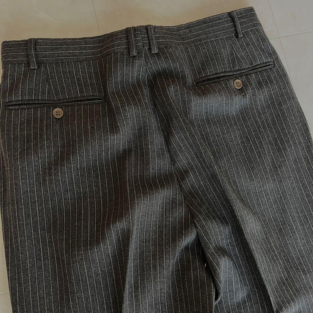 極美品✨極上イタリア製ダブルスーツセット✨ヴェルサーチネクタイ✨豪華ピンズ5点