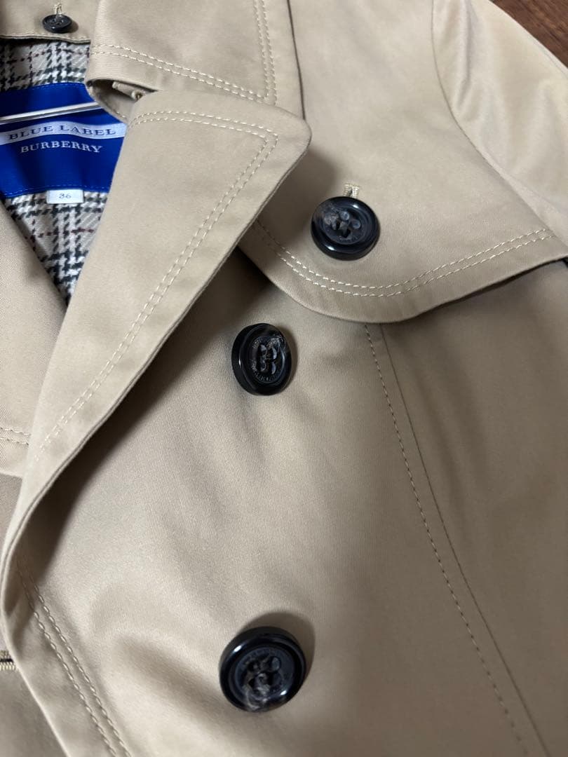 10/31迄　バーバリーブルーレーベル トレンチコート 36