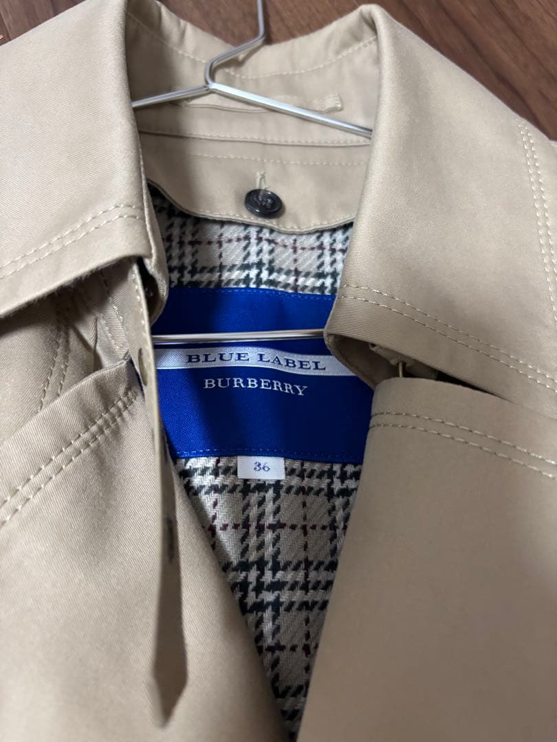 10/31迄　バーバリーブルーレーベル トレンチコート 36