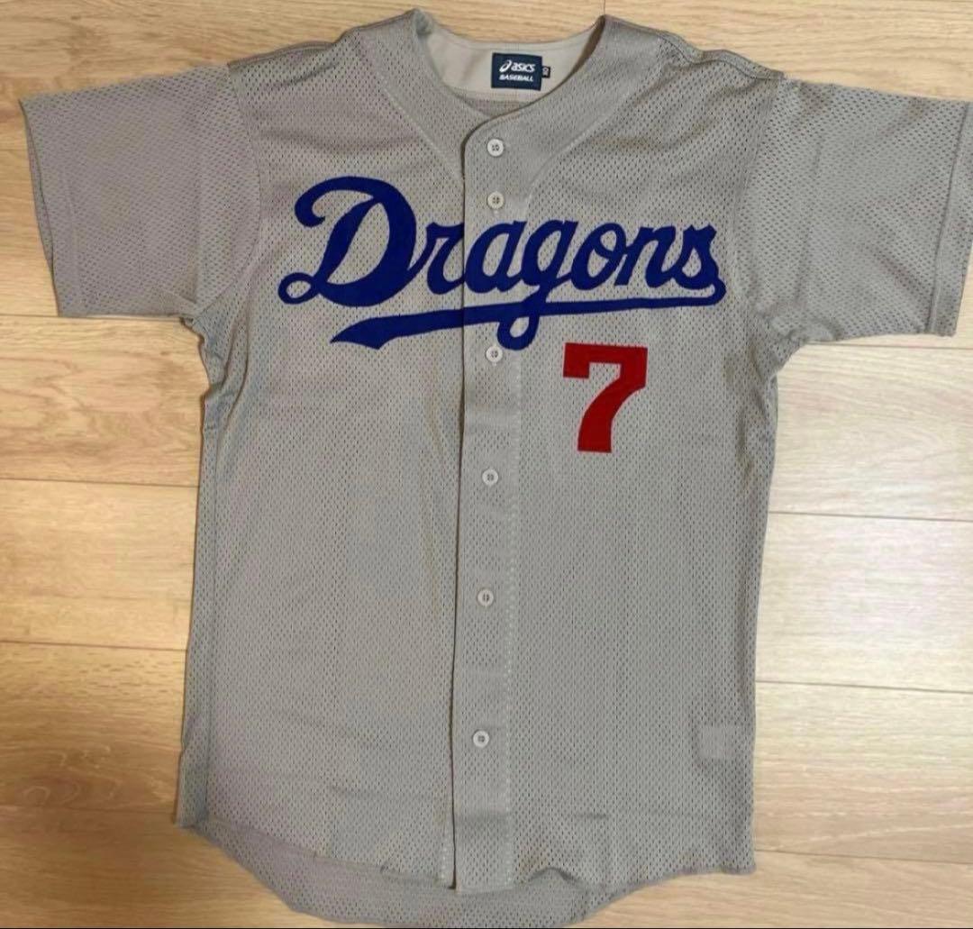 中日ドラゴンズ⭐️7 宇野勝⭐️1987〜ビジター　ユニフォーム⭐️ワッペン仕様⭐️XO