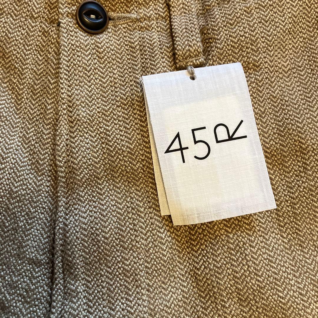 ぽわるんお値下げ45R コットンヘリンボーンの908ジョッパン　キャメル