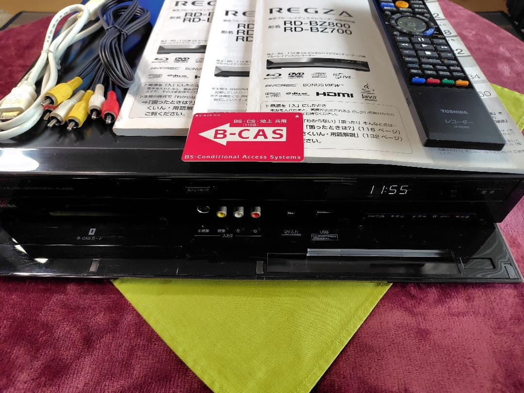 TOSHIBA REGZA RD-BZ800 ブルーレイレコーダー