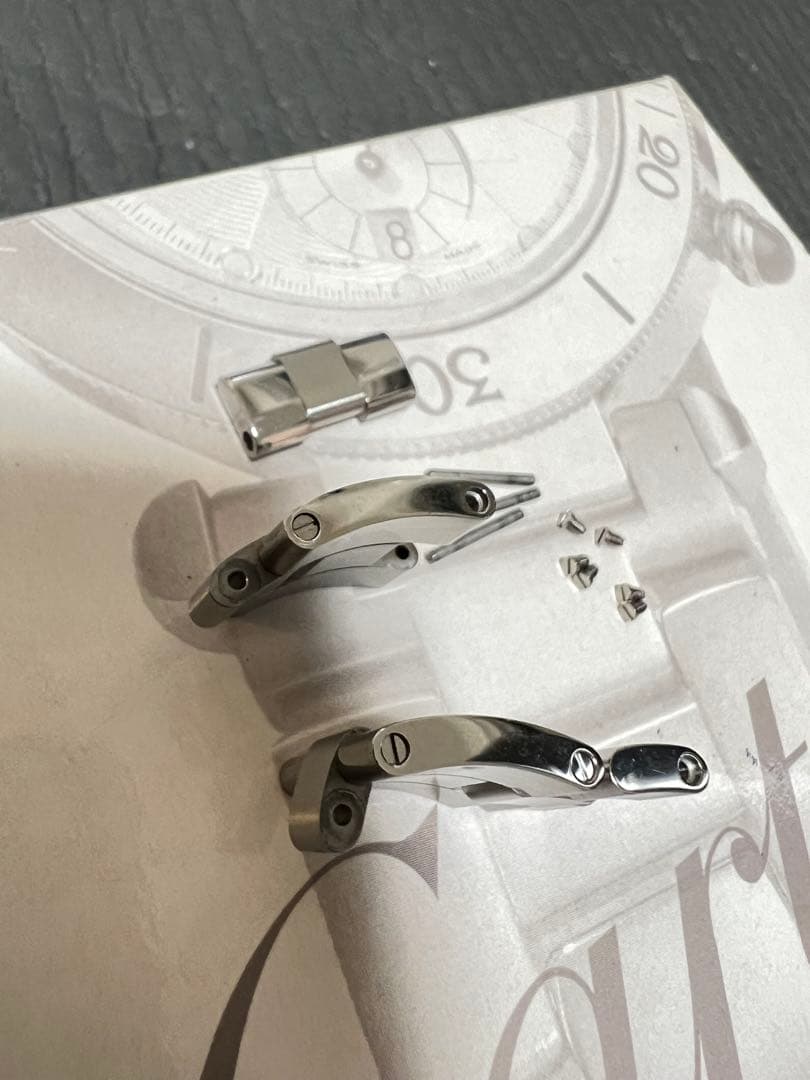 カルティエ　パシャ？　ブレスレット　駒　ベルト　時計