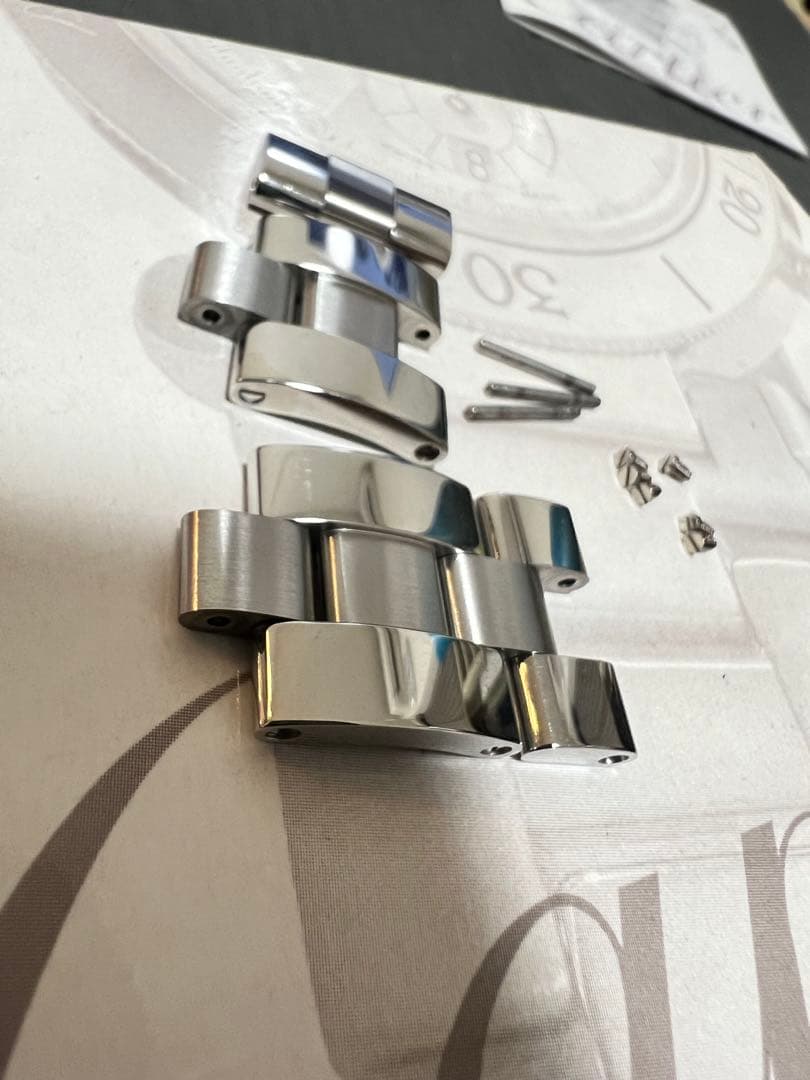 カルティエ　パシャ？　ブレスレット　駒　ベルト　時計