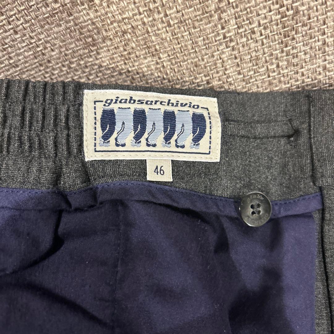 giabsarchivio massaccio 46 グレー スラックス