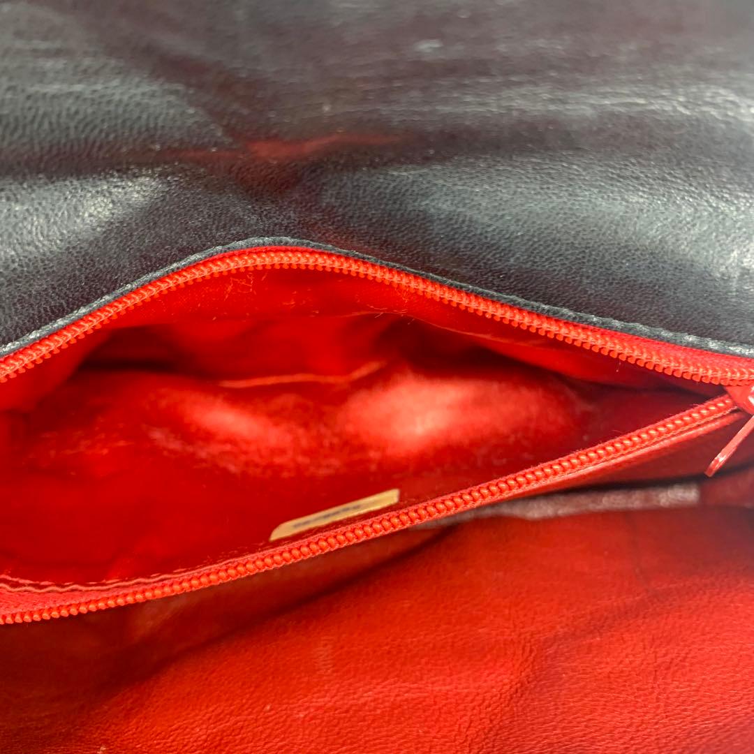 美品　CHANEL　ダイア　パーティーバッグ　ゴールド　チェーンショルダーバッグ