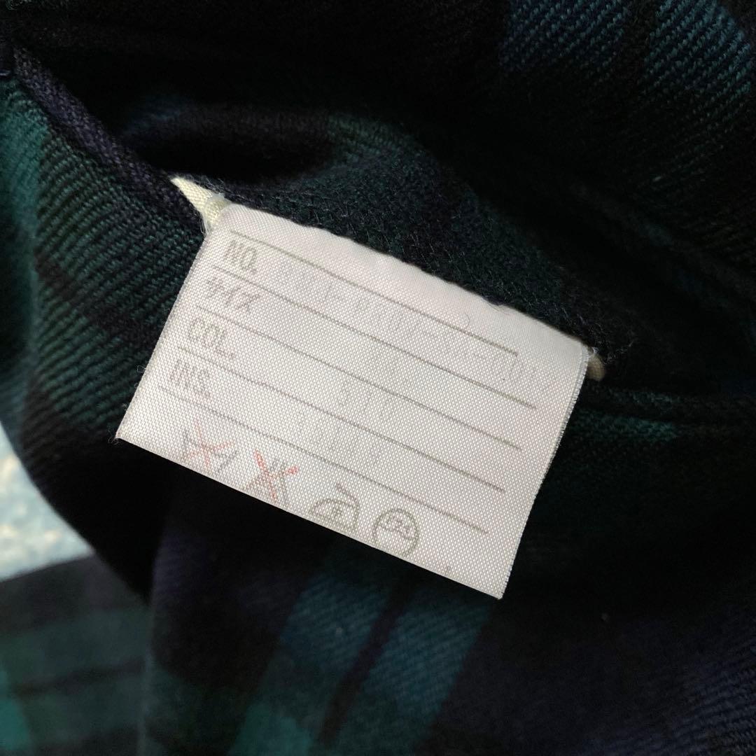 80's 90's J.PRESS タータンチェック スラックス ウール