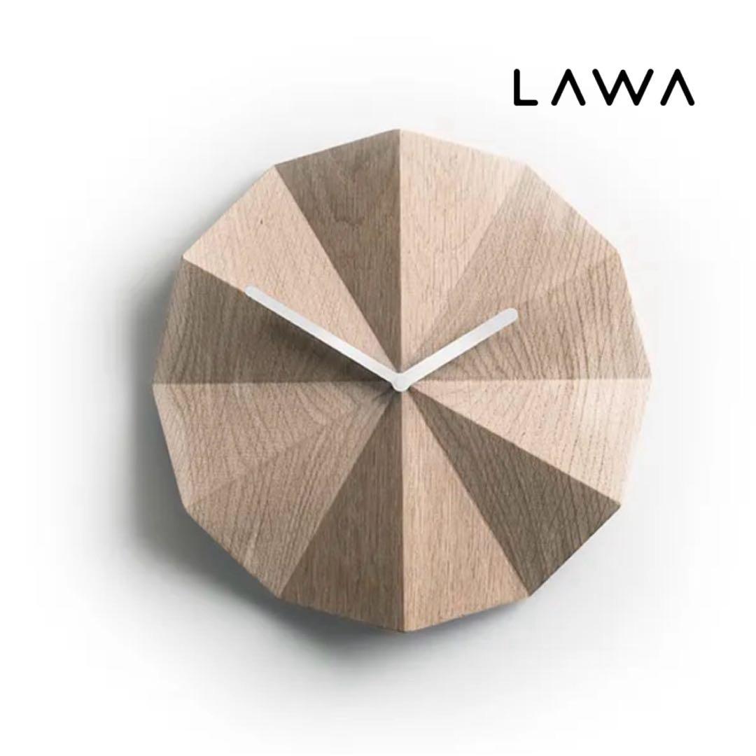 【美品】LAWA DELTA CLOCK オークホワイト