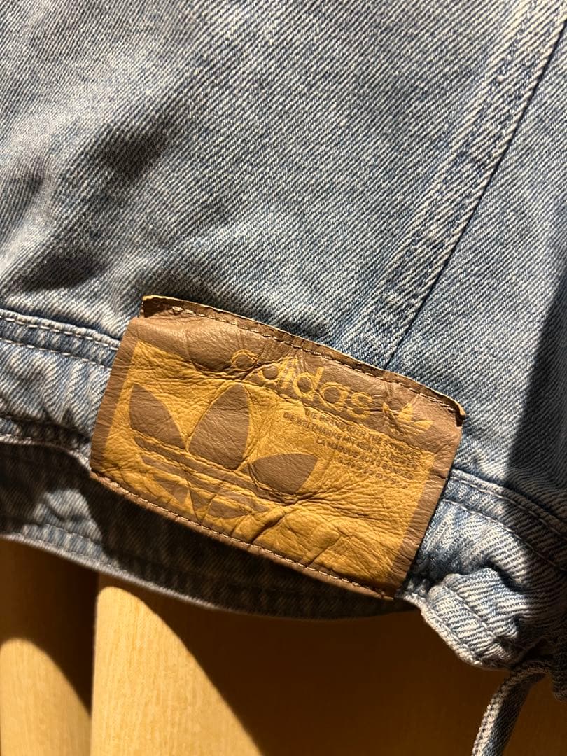 adidasデニムジャケットショート丈　adidasoriginals M