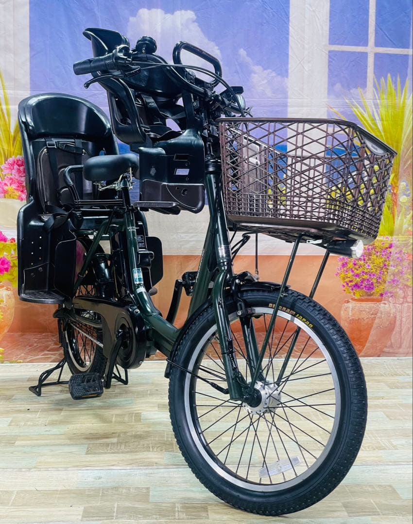 ⭐️新品バッテリー⭐️ギュットアニーズ！パナソニック子供乗せ電動自転車Y3090