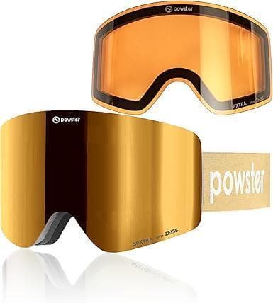 【未開封新品】Powsterスキーゴーグル 雪上 OTG スキー板 ゴーグル 磁