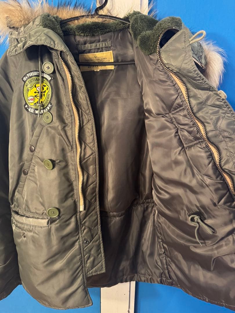 モ*〜様 AVIREX N-3BフライトジャケットALEUTIAN TIGERS