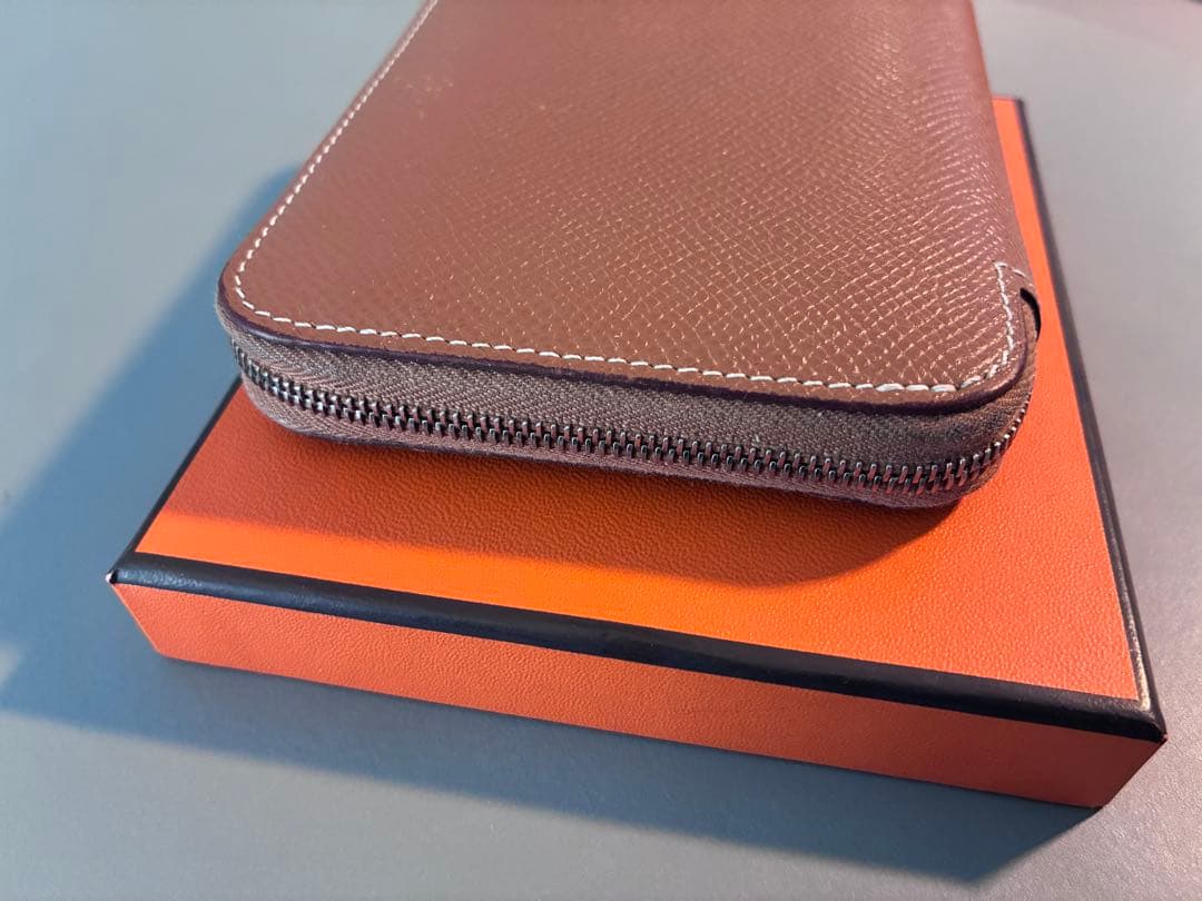 エルメス　シルクインコンパクト　ゴールド/セサミ　gold sesame