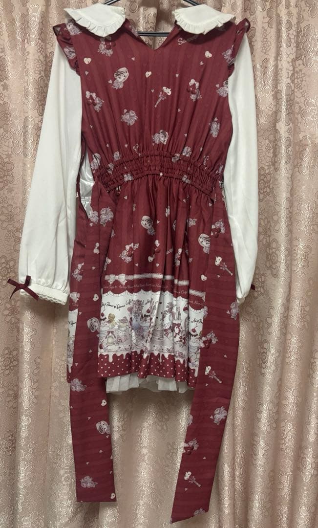 LIZLISA リズリサ whip bear  cafe 柄 ワンピース