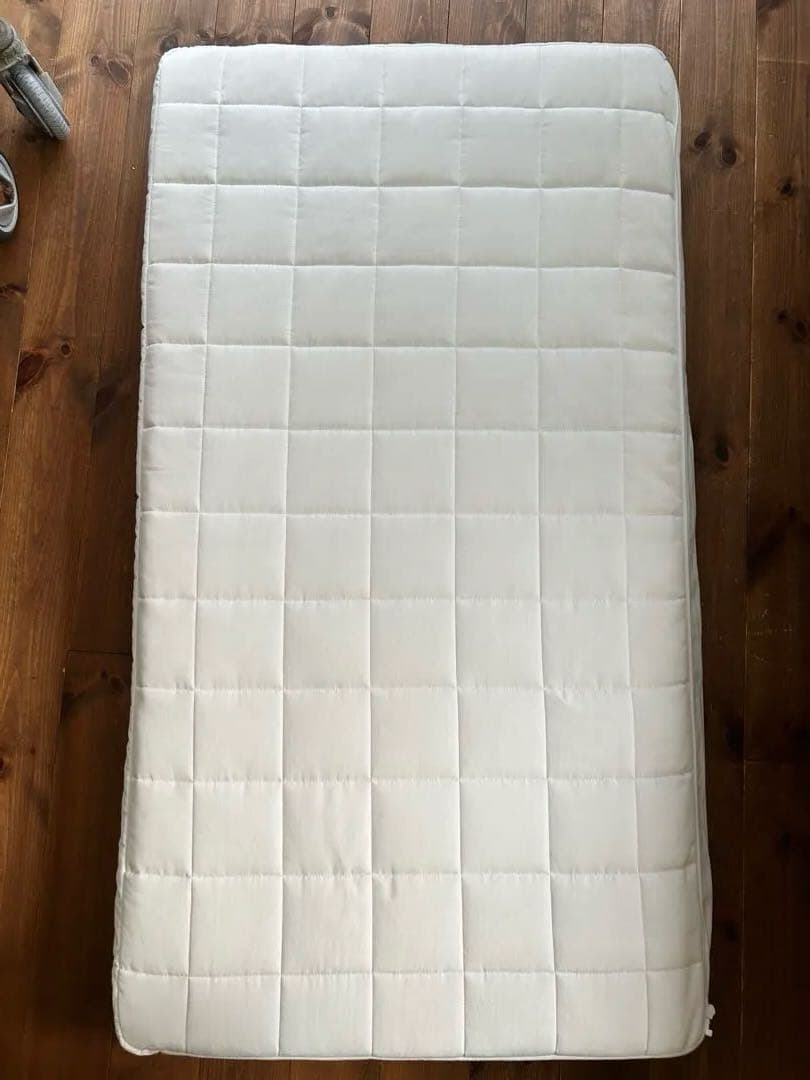 三つ折り　ポリエチレンノンコイルマットレス・セミダブル　無印良品