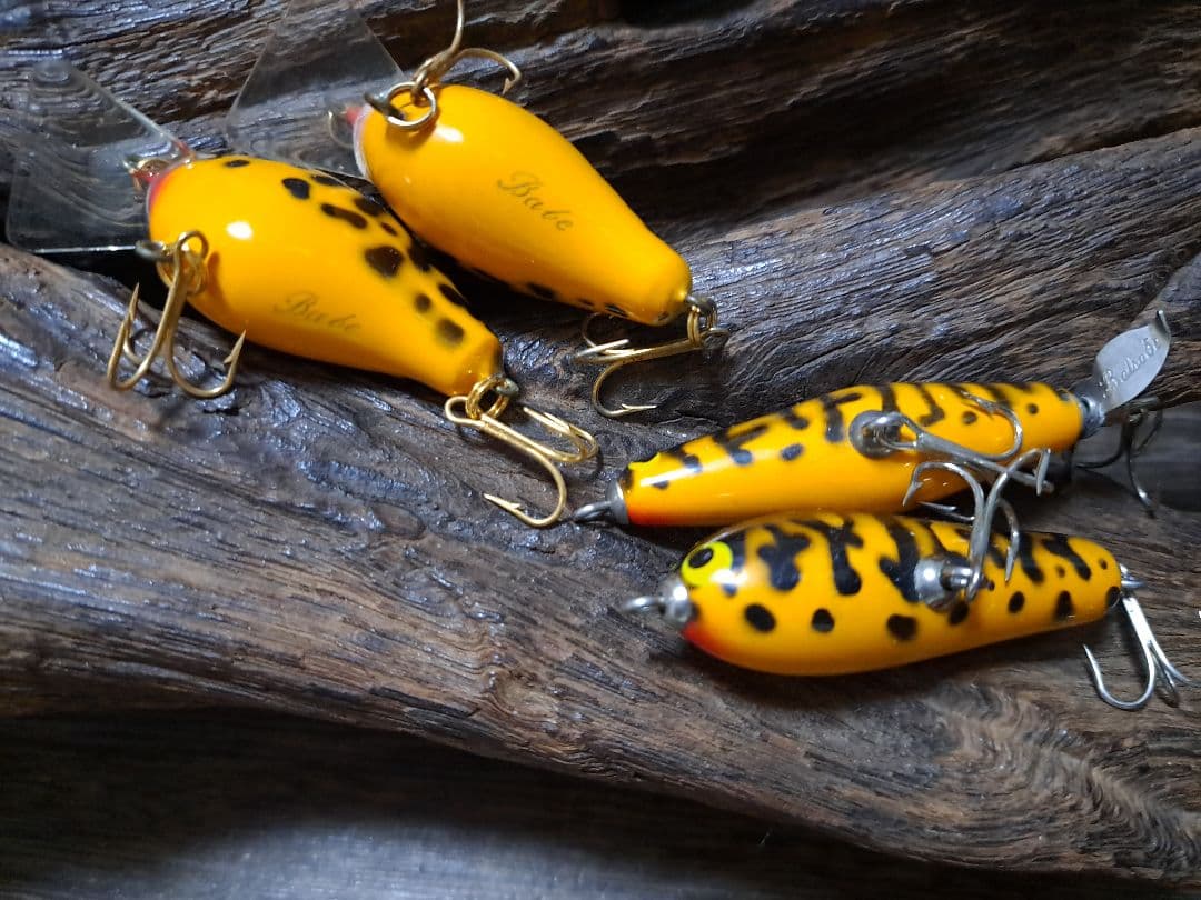 実釣未使用　美品　バルサ50　イエローコーチドッグ　9個セット