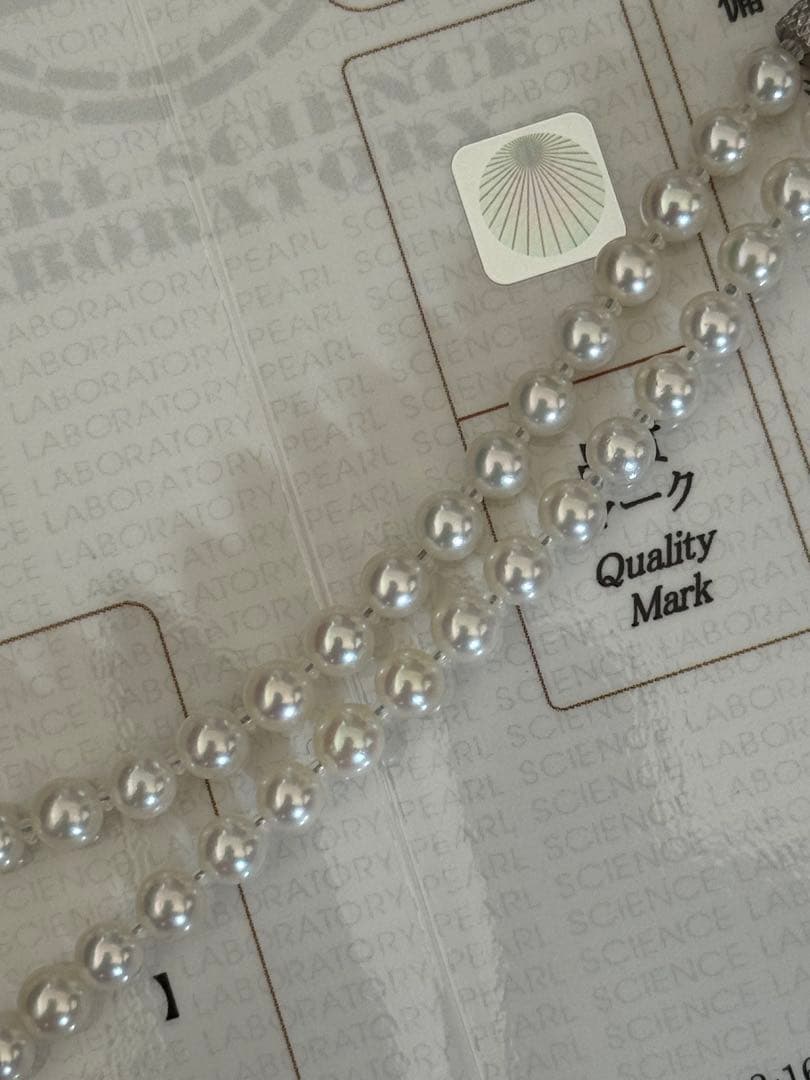 専用！高品質アコヤベビーパールネックレスオーロラロゼ4.5-5mm最強テリー