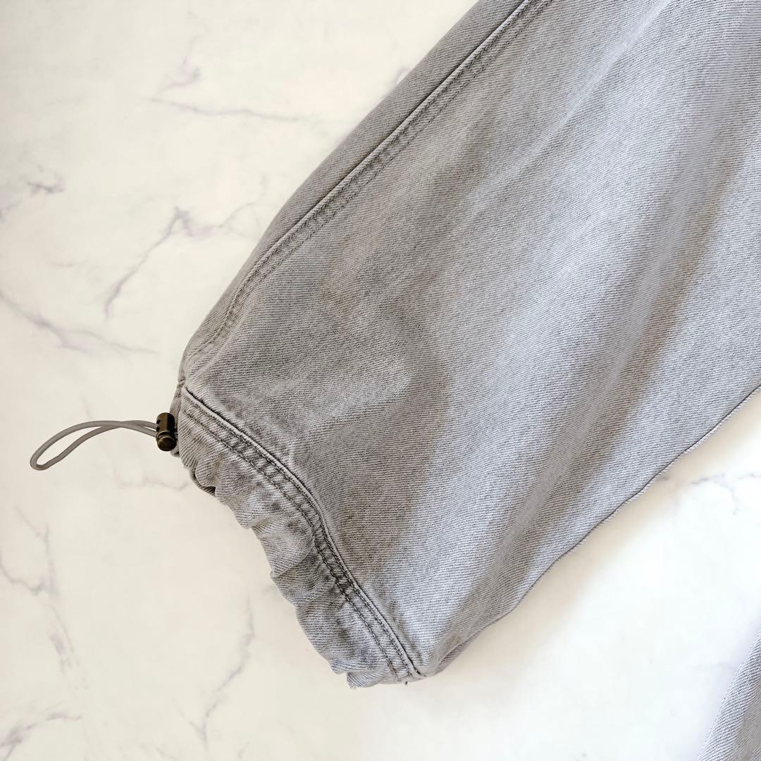 【新品】searoomlynn LOOSEカーゴデニムパンツ　グレー　即完売品