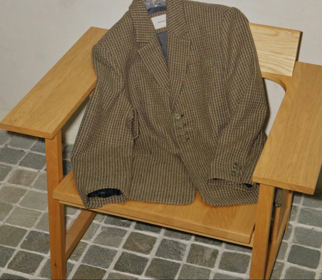 永野芽郁さん着用♡ Wool100% Check Jacket トゥデイフル