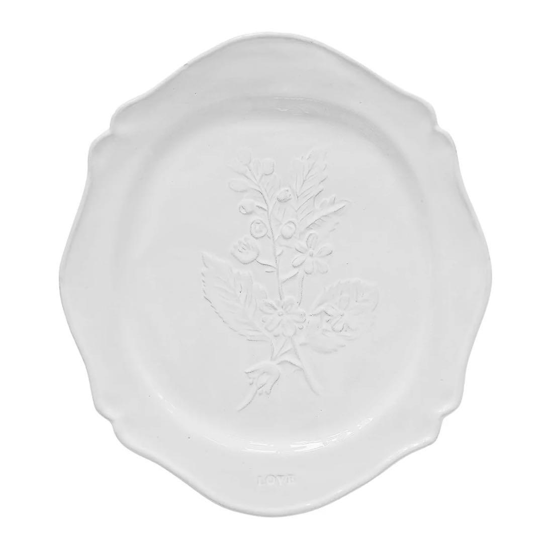 Astier de Villatte Fleurs ディナープレート 花