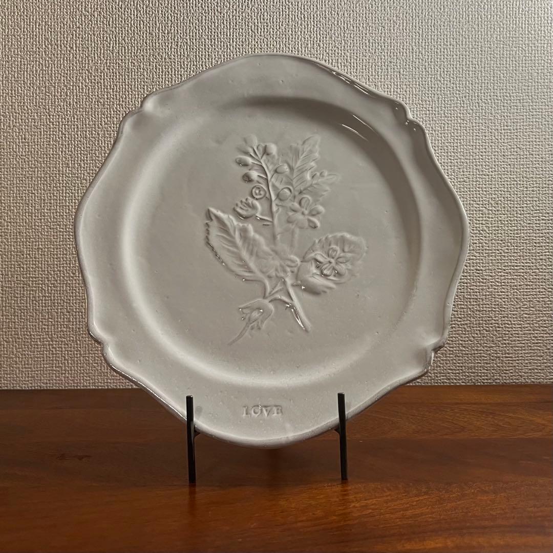 Astier de Villatte Fleurs ディナープレート 花