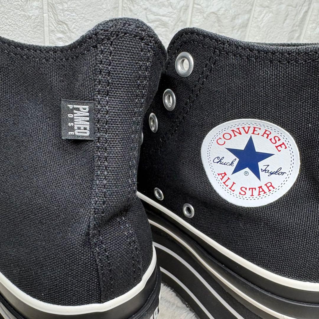 【新品未使用】 CONVERSE ×PAMEO POSE 厚底 23.5