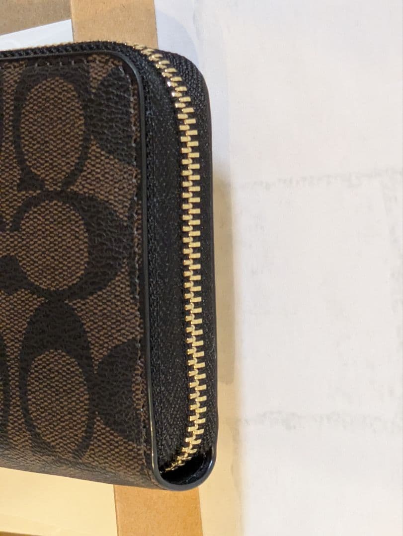 新品♥未使用 COACH C4452 IMAA8 長財布 ブラウン×ブラック