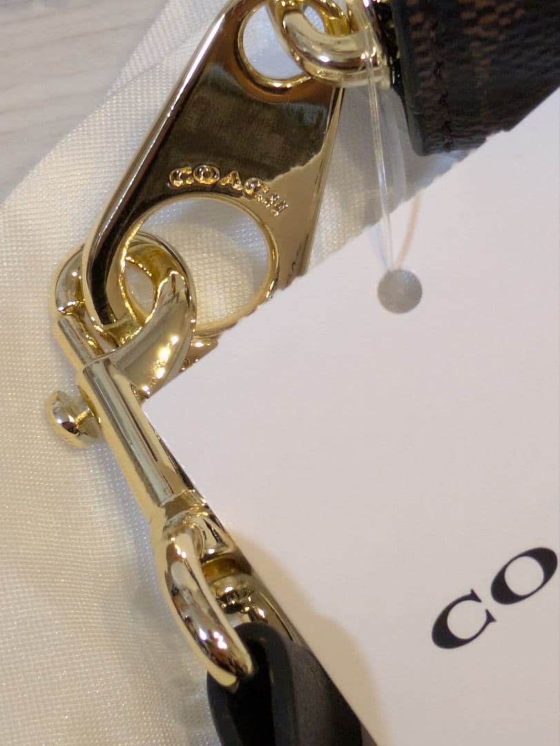 新品♥未使用 COACH C4452 IMAA8 長財布 ブラウン×ブラック